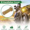 Motorcycle Handlebar End Grips TPU Khaki 25mm Hand Grips Cover
