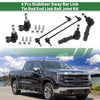 GMC Acadia 6 x Front Suspension Kit Tie Rod Ends Sway Bar Link Ball Joint