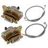Polaris Magnum 330 ATP Front Brake Calipers & Hose Lines (2005–2006)