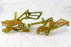 Honda CBR 600RR Gold Motorcycle Rearsets Footrest Pegs (2007-2014)