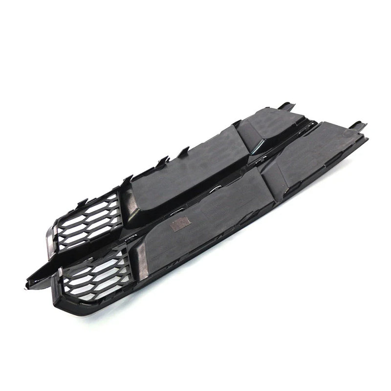 Audi A6 Black Chrome Front Bumper Lower Side Grille (2014-2018)