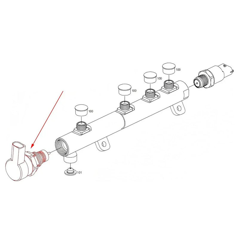 Ford 6.7L Diesel Fuel Rail Pressure Regulator Kit (2011-2019)