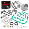 Yamaha Golf Cart G16 Engine Top End Rebuild Kit Piston Valve (1996–2002)