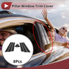 Volvo XC60 Black Door Pillar Window Trim (2018-2023)