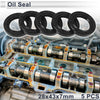Make Model Oil Seal 28x43x7mm 5Pcs Rotary Seal TC Ring Nitrile Rubber