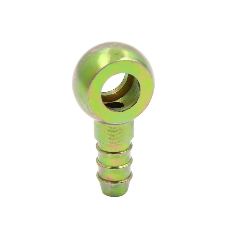Motorcycle Car 8mm ID Hose Barb 10mm Banjo Fuel Brake Line Adapter