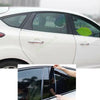 Ford Focus 6x PC Glossy Black Window Center BC Pillar Cover (2012–2018)
