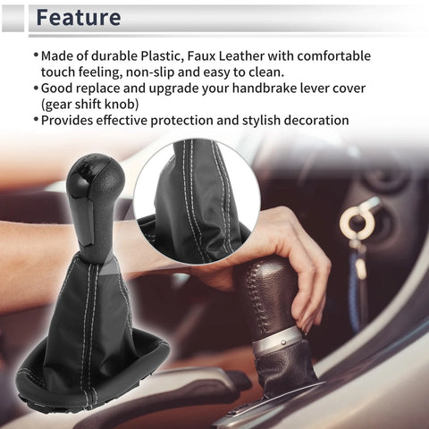 Chevrolet Spark 5 Speed Shift Knob & Boot Cover (2011-2015)