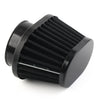 Universal Motorcycle Black 51mm 2 Inch Air Intake Filter Cleaner Pod