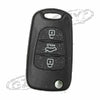 KIA Rondo Sportage Soul Rio Remote Case 3 Button Key Shell (2006-2019)