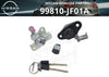 Nissan R35 GT-R Key and Lock Set Pair Left + Right (2007–2016)