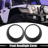 Jeep Wrangler Exterior Front Headlight Cover Trim Clip (2007-2017)