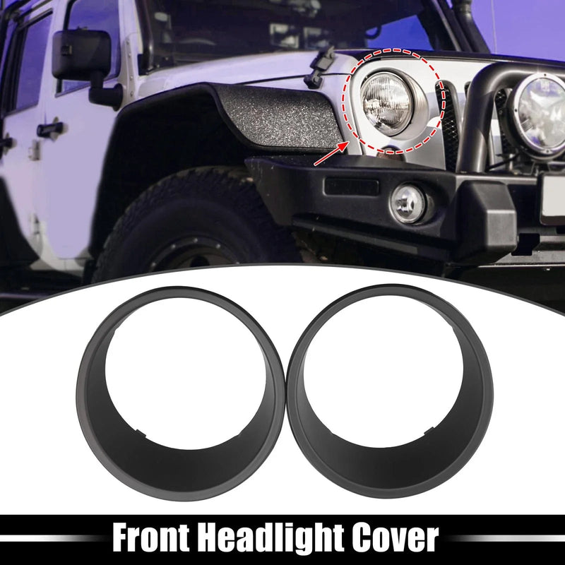 Jeep Wrangler Exterior Front Headlight Cover Trim Clip (2007-2017)
