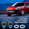 Car / Motorcycle Black Blue 2 x M14x1.5 Aluminum Oil Drain Plug with Gasket