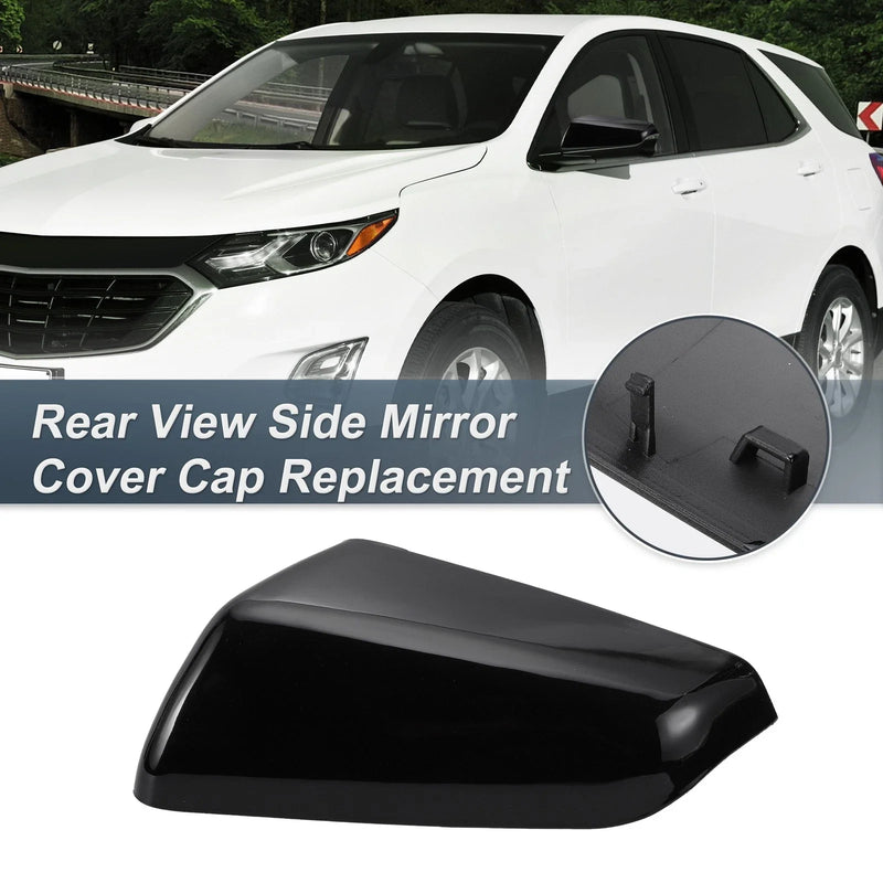 Chevy Equinox, GMC Left Side Rearview Mirror Cover Cap Gloss Black (2010-2017)
