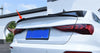 Audi A3 S3 Sedan Rear V Style Boot Spoiler Wing Unpainted (2021-2023)