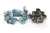 Moto Tête de fourche Boulons m5 5mm & Clips U Écrous Inox X10 Model