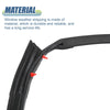 Jeep Wrangler Window Glass Seals (2007-2018)