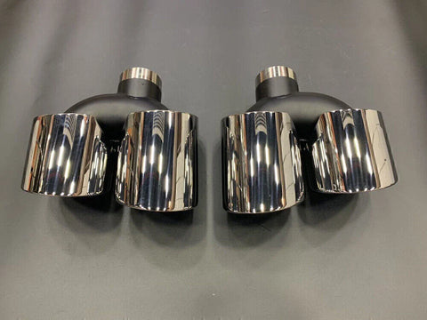 BMW X3 X4 Exhaust Pipe Chrome Muffler (2018-2020)