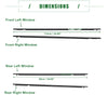 Honda Civic Weatherstrip Window Trim Seal Belt