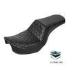 Harley Dyna Fat Bob Street Bob Driver & Passenger Gel Seat (2006 - 2017)