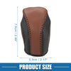 Toyota Camry 2018-2023 Black Brown Stitch Gear Shifting Knob Cover