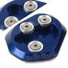 YAMAHA YZF-R6 Blue Kickstand Side Stand Plate Extension Pad (2017-2018)