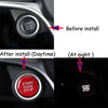 Alfa Romeo Giulia Stelvio Red Engine Start Stop Switch Button Trim