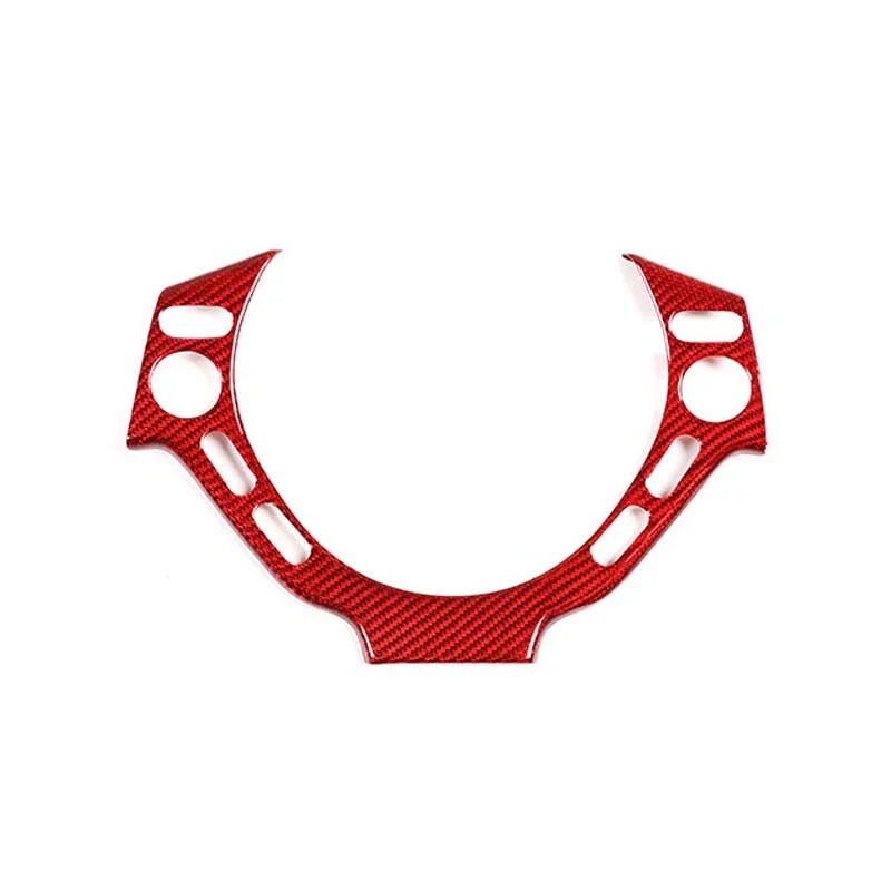 Nissan GTR 2008-2016 Red Carbon Fiber Steering Wheel Center Cover Trim fit