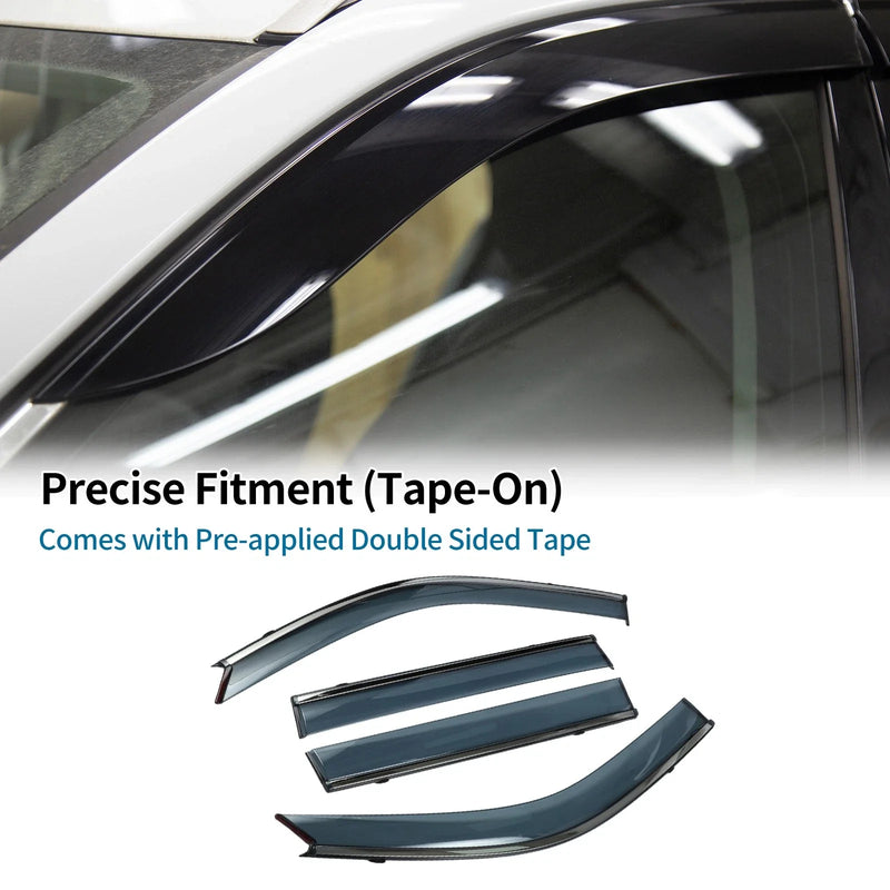 Toyota Land Cruiser Prado J120 2 x Window Deflectors (2002–2009)