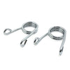 Harley Davidson 2 x Chrome V Shape Chopper Solo Seat Springs