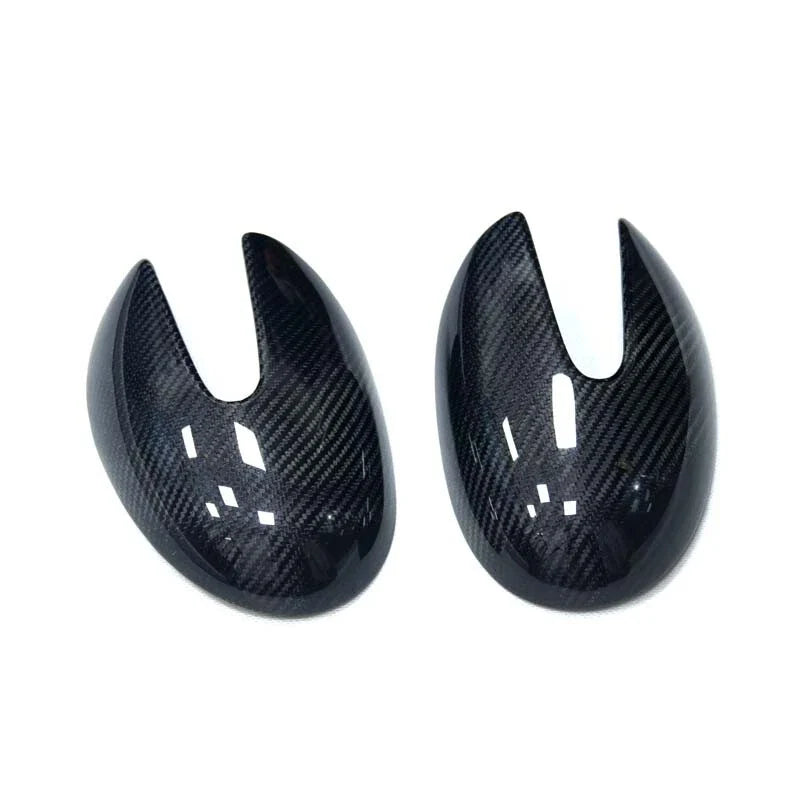 Smart Fortwo W450 2003-2007 REAL Carbon Fiber Add-on Side Mirror Cover Caps