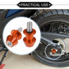 Motorbike 1 Pair Swingarm Spools 10mm CNC Swing Arm Sliders Stand Orange