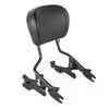 Harley Touring Black Sissy Bar Backrest Luggage Rack (2014-2025)