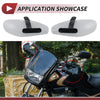 Motorcycles Black Clear 1 Set Hand Guard Universal