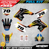 Suzuki DRZ 70 (2009-2015) - Sunrise Style Stickers Custom Graphic Kit