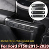 Ford F-150 4x Carbon Fiber Door Handle Cover Trim (2015–2020)