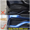 Benz C Class AMG Sedan Fiber Front Fog Light Grilles Covers (2022-2023)