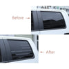 Ford F-150 2 x Black Rear Window Flag Stickers (2015-2022)