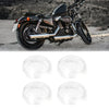Harley 4 x LED Turn Signal Light Indicator Lens Cover