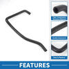 BMW X5 xDrive30i 3.0L Rubber Black HVAC Heater Hose (2010)