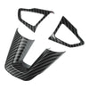 Ford 3 x Carbon Fiber Pattern Black Steering Wheel Covers