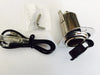 Boat / Caravan 12V Power Socket Stainless Steel Cigarette Lighter Adapter