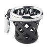 Harley Dyna, Fatboy, Tour Glide Handlebar Cup Holder Drink w/Mesh Basket (2006-2023)