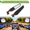 Motorcycle Rear View Mirror / 1 set / Polygonal Shape Red Aluminum Alloy