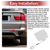 BMW X5 E70 White Tow Hook Cover Cap (2011-2013)