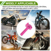 Motorcycle Throttle Grip 22mm CNC Aluminum Alloy Handlebar Rose Red