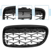 BMW 335d 328i 335i xDrive E90 Black Pair Front Hood Bumper Grille