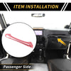 Jeep Wrangler JK 2 Door 4 Door Glove Box Handle Switch Cover Trim (2007-2018)