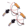 42-LED Dual Color Switchback White-Amber 1156 P21W DRL Driving Light Bulbs 2 pcs